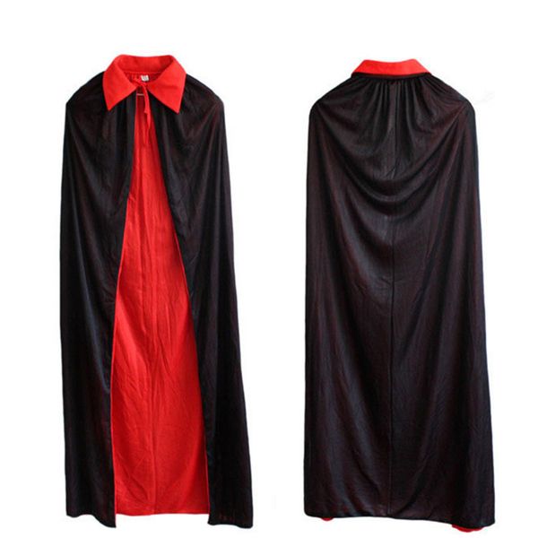 

witch red black halloween cloaks and capes halloween vampire cosplay scary cosplay costumes, Black;red