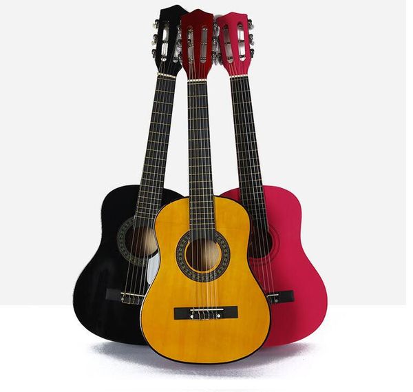 

красивая фабрика прямой 30/34/36 дюймов акустическая гитара классическая гитара дети студенты новички начинают практиковать гитару