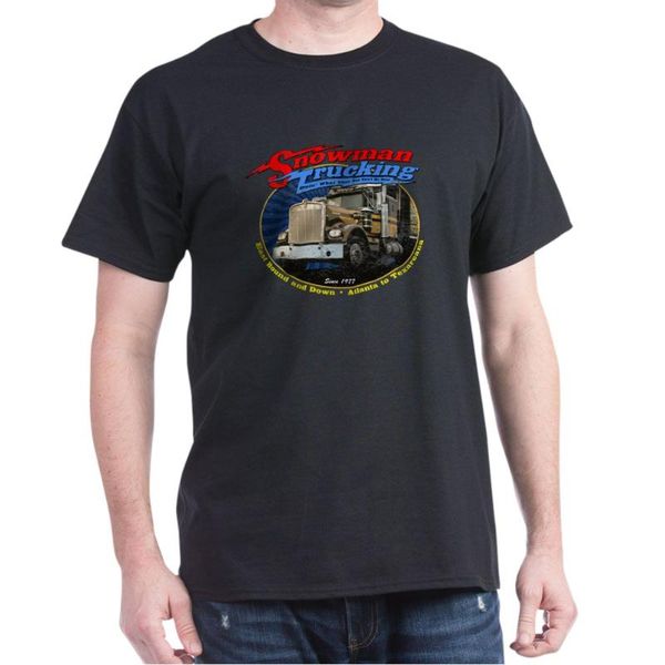 

snowman trucking t-shirt georgia, White;black
