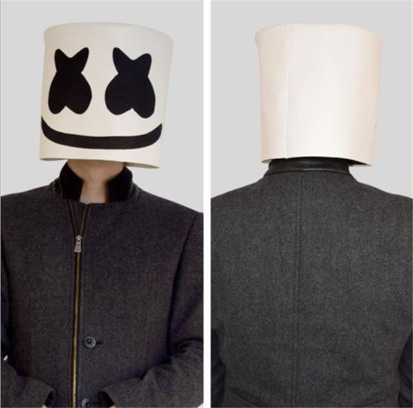 

Marshmello Face Mask DJ Concert Props Cosplay Costume Accessories Christmas Adult And Children Gift