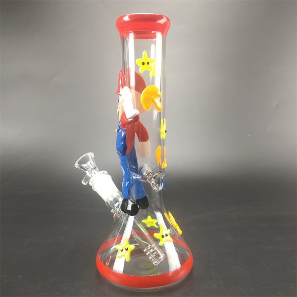 

Большой бонг свечение в темном стекле бонг нефтяная вышка стекло вода бонги женский рот 18,8 мм сустав для курения трубы кальян кальян