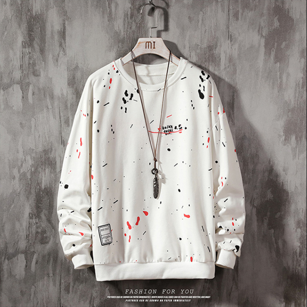 

2020 hand-painted sweatshirts men/women hoodies art painted sweatshirt winter loose, Black