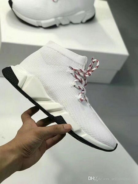 

outlet mens womens running shoes fashional lace-up knit sock sneaker casual dad sports tennis zapato shoes with box ing