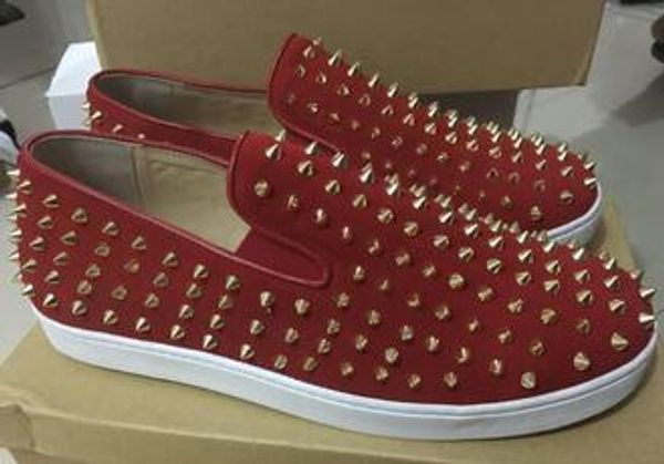 red bottom boat shoes