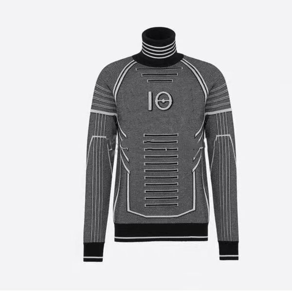 

19fw luxury european pattern tripe printing weater fa hion comfortable loo e cotton pullover women men 039 de igner weater hfyymy002, White;black