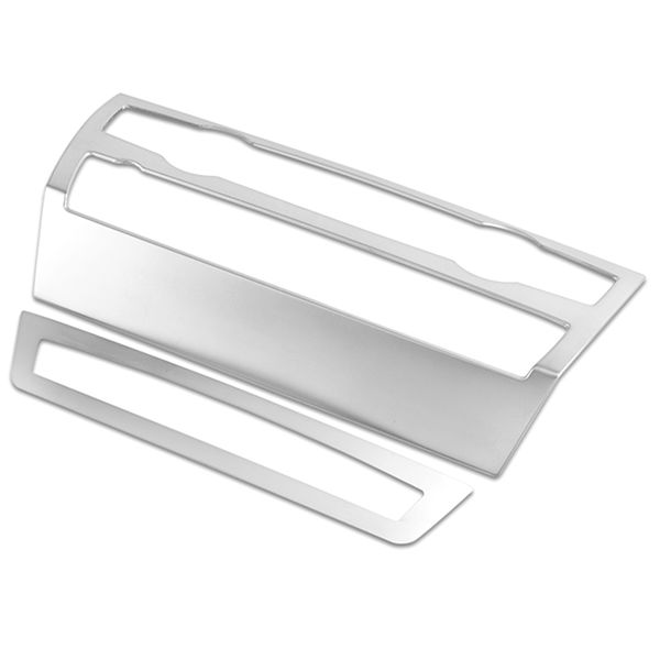 

для x5 2008-2013 внутренняя отделка кондиционер cd панель управления наклейки украшения стайлинга автомобилей охватывает