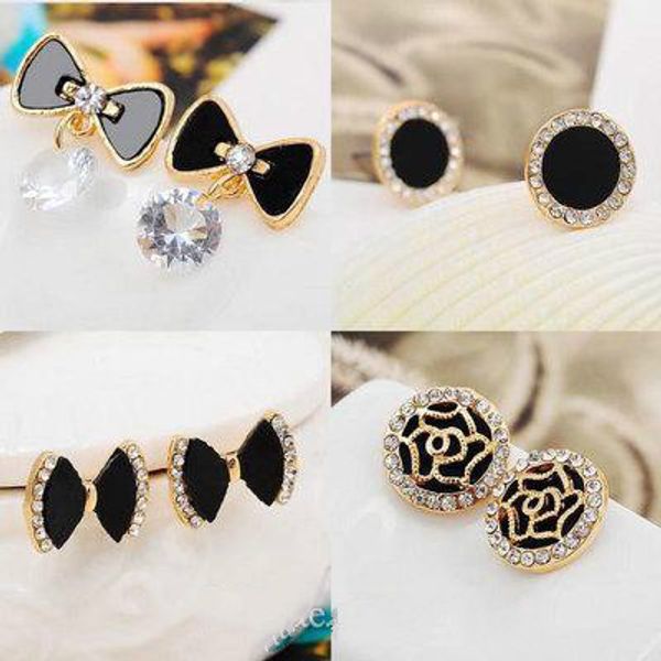 

brincos girls pendientes earing bijoux cz round stud earrings for women wedding jewelry accessories earings 2018, Golden;silver