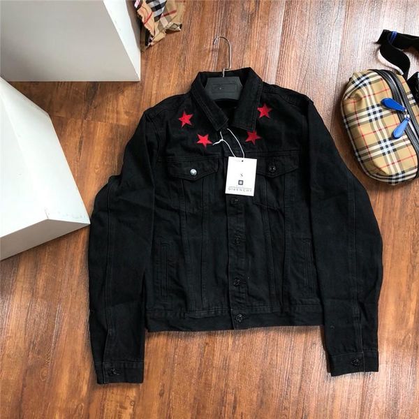 

fashion brand clothing denim coats new arrivals men denim jackets 2018 new fashion designer jacket women vintage style selvedge jean coats, Black;brown