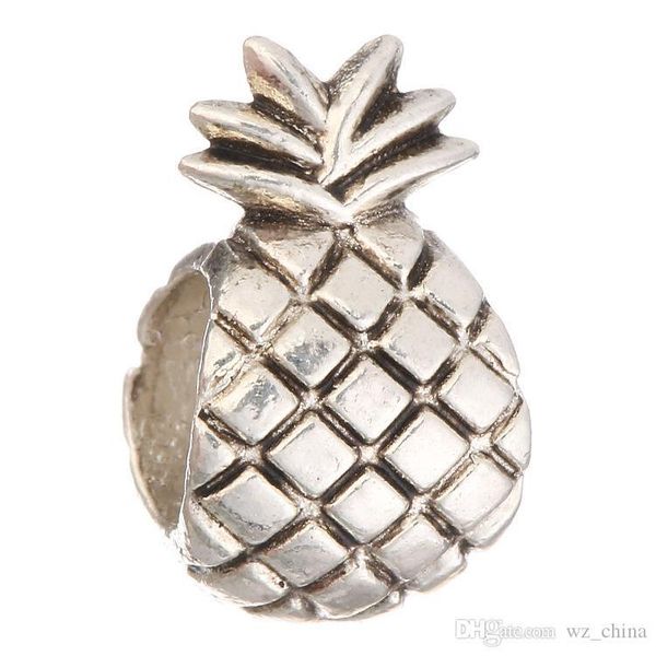 

ананас бисер женщины серебро diy шарма свободные шарик для оригинальный европейский браслет ожерелье роскошные ювелирные изделия # 12, Black