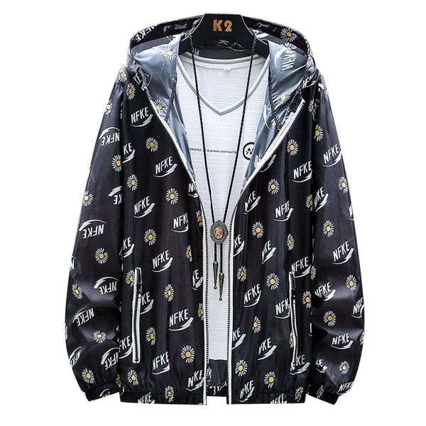 

dust coat ultra-light men's summer hooded jacket thin windbreaker packable skin coat sunscreen waterproof beach casual jackets, Black;brown