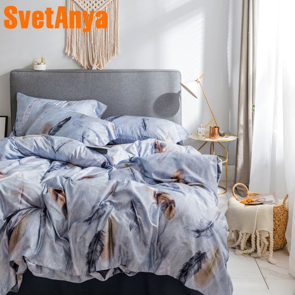 Svetanya Feather Pattern Bedding Set 100 Egyptian Cotton Bedlinen