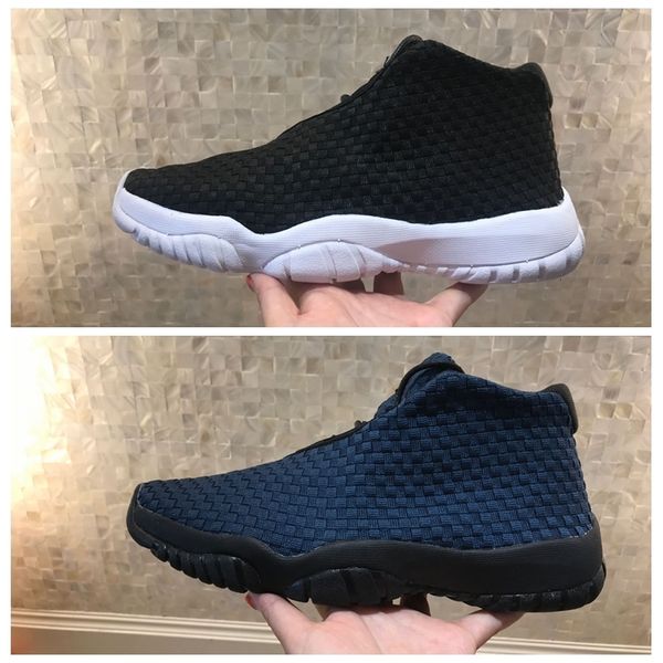 

новый 11с гс вязать черный белый шоколадный темно-синий мужская баскетбольная обувь ретро 11 мужчины спорт дизайнер тренер кроссовки размер, Black