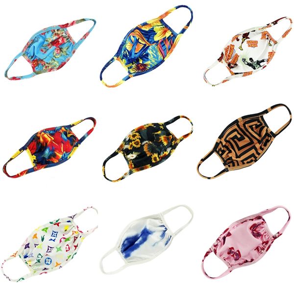 

новый 8style дизайнерские печатные маски косплей маски мода мужчины женщины face mask street style free # 684, Black