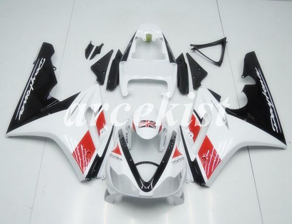 

новый abs литья под давлением мотоцикла обтекатели kit подходит для triumph daytona 675r 2006 2007 675 2008 06 07 08 белого красного