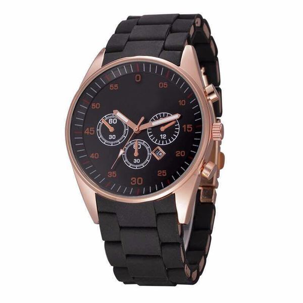 

2018 fa hion popular brand men 039 port watche oft ilicone band date calendar quality japan quartz wri t watch relogio ma culino