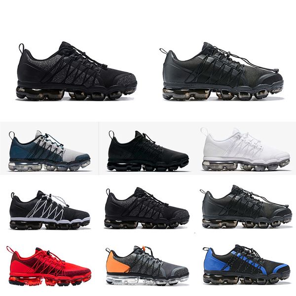 

2019 run utility mens running shoes triple white black reflective medium olive burgundy crush designer mens trainers sports sneakers