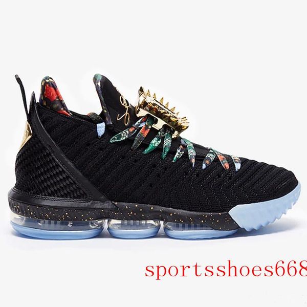 

new lebron 16 watch the throne men basketball shoes black metallic gold-rose frost james 16 kc gold lacelocks mens athletic sports trainer
