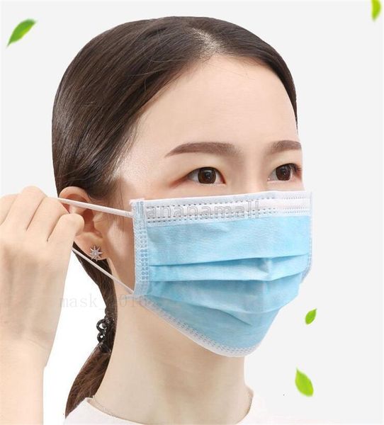 

на складе xqmo одноразовые маски 3 слоя пылезащитные mouth мягкая дышащая face mask dust y 1pcs free dhl черный синий