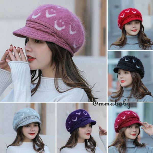 

damenmütze mütze baske baskenmütze wollmütze beret cap farbauswahl, Blue