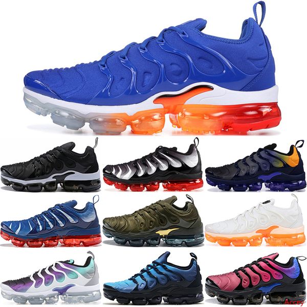 

tn plus game royal orange usa wolf grey grape volt hyper violet triple black white sports sneakers mens women designer running shoes 36-45