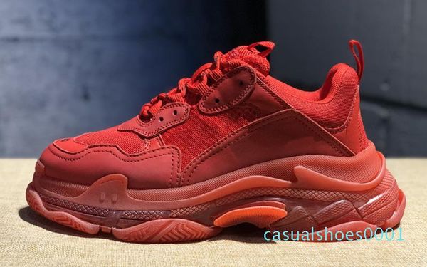 

triple s designer sneakers triple-s 3.0 mens casual shoes luxury dad shoes vintage kanye old grandpa tripler women des chaussuresac01, Black