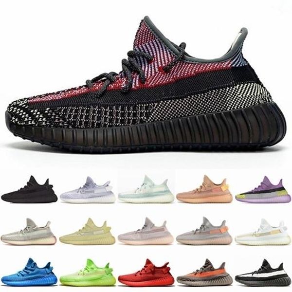 

2020 kanye west yecheil reflective running shoes mens trainers women reflective yeehu reel lundmark synth antlia static sport designer shoes, White;red