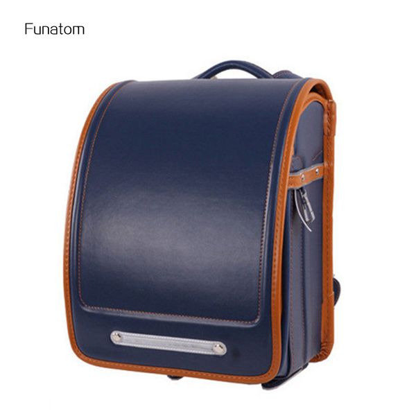 

kid orthopedic japanese students bookbags school bag children backpack for girl and boys japan pu randoseru backpack hot