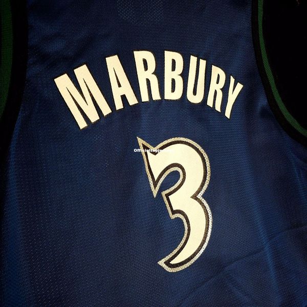 

100% stitched stephon marbury champion jersey mens vest size xs-6xl stitched basketball jerseys ncaa, Black;blue