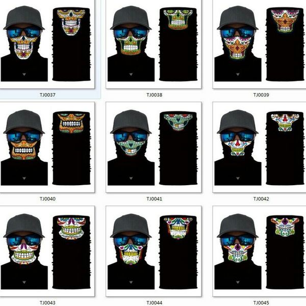 

sports skull face decorations halloween ski bandana bike for seamless mask cosplay outdoor multi function motorcycle party scarves kyirr
