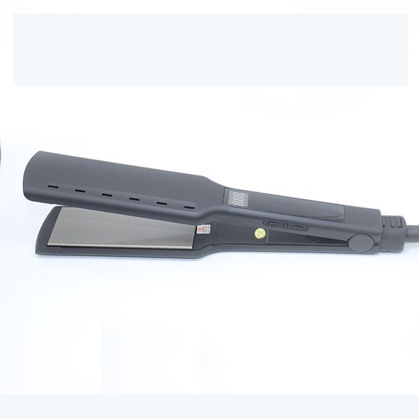 

j137 hair flat iron sloshing titanium iron vibrate fast vibrating hair straightener, Black