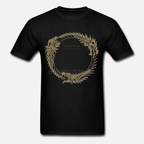 

naviiro мужская the elder scrolls online game знак коротким рукавом футболка, White;black