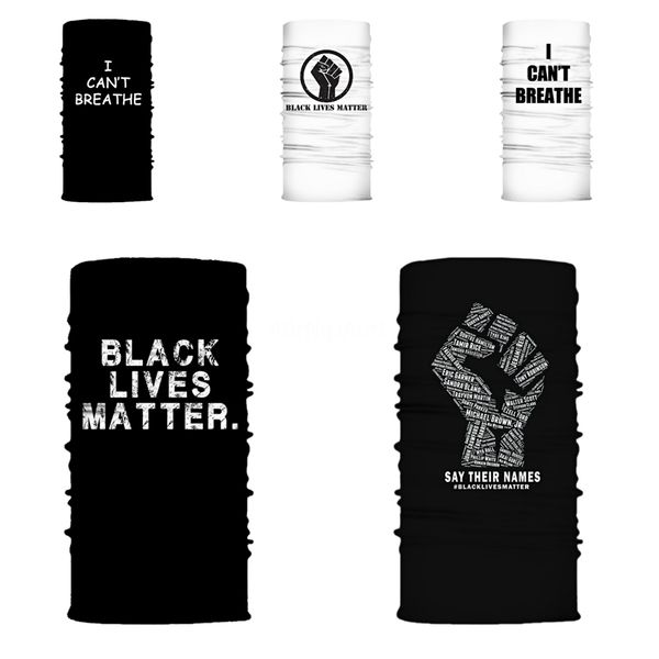 

i cant breathe3 1pcs rave bandana neck gaiter tube headwear for women men face scarves outdoor sports #qa74240, Blue;black