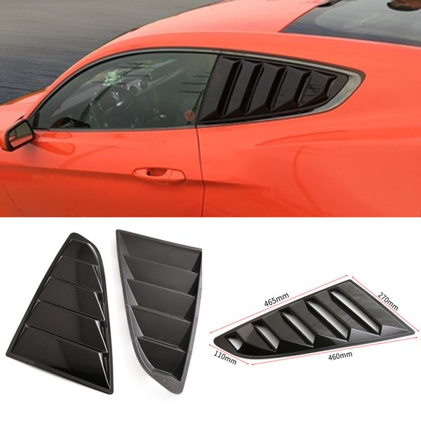 

cross border supply carbon fiber pattern breadboard window decoration side tuyere 2015-2017 mustang modified tuyere