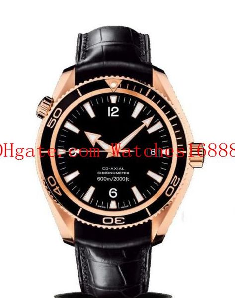 

7 style men's watches planet ocean co-axial 232.32.46.21.01.005 black dial mechanical automatic mens black rubber watch, Slivery;brown
