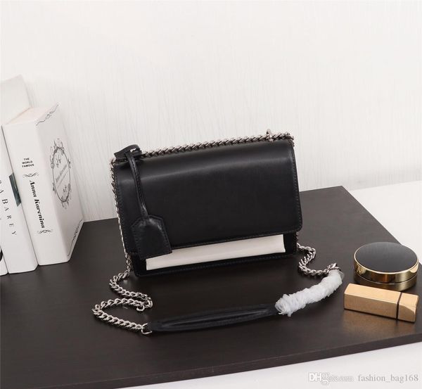 

classic designer woman handbags cowhide chain crossbody bags mini genuine leather bags shoulder bag letter purse tote bag 22cm