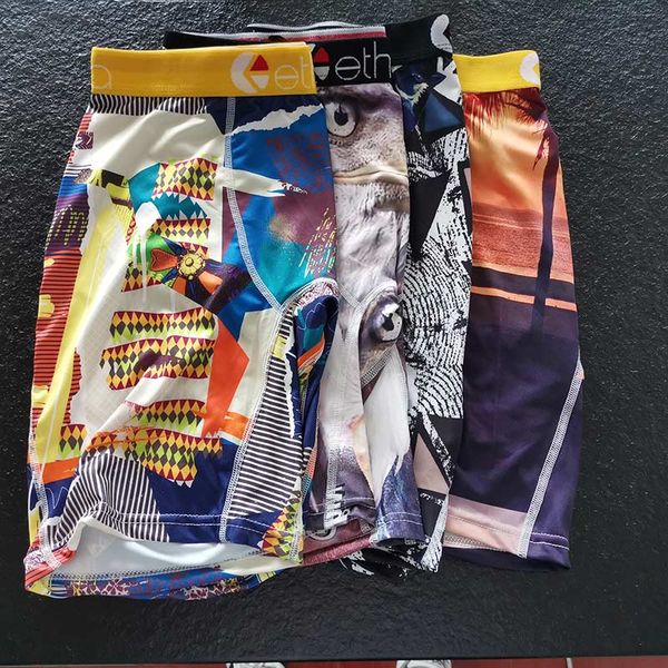 

in stock mens fashion boxers hollywood 3d print luxury boxers mens underwear homme everyday resistant designer boxers s-xxl, White;black