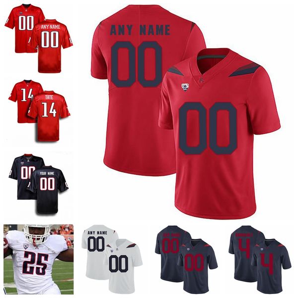 

arizona wildcats jerseys nick wilson jersey scooby wright shaquille richardson will parks khalil tate college football jerseys custom stitch, Black
