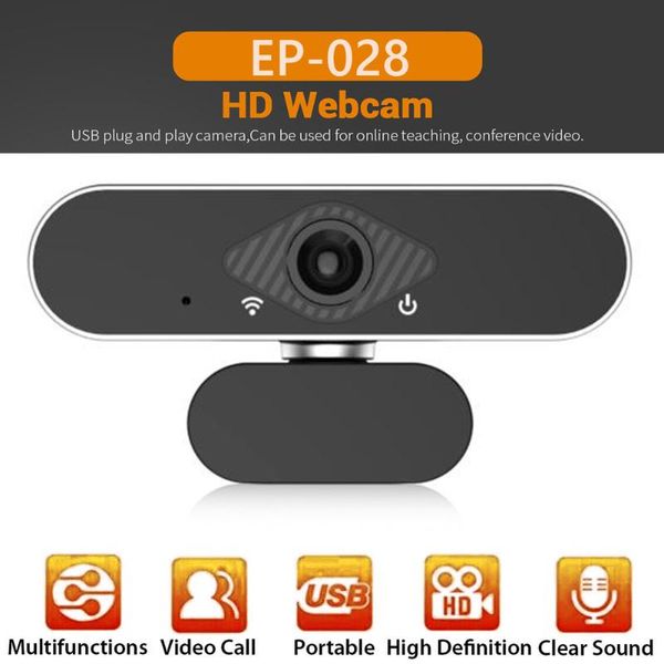 

ep-028 1080p fhd webcam built-in hd microphone usb driver web camera car