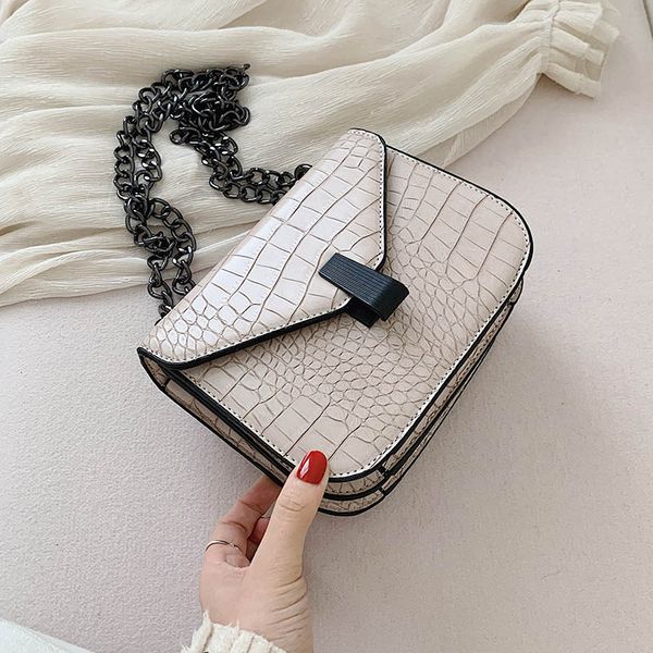 

stone pattern pu leather shoulder messenger bags for women 2020 fashion mini crossbody bag female chain handbags and purses
