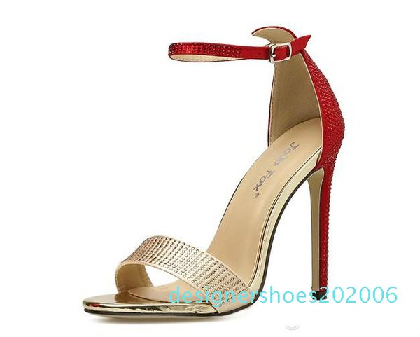 

women pumps wedding shoes women heels bling high heels shoes female gold silver red stiletto bridal shoes d06, Black