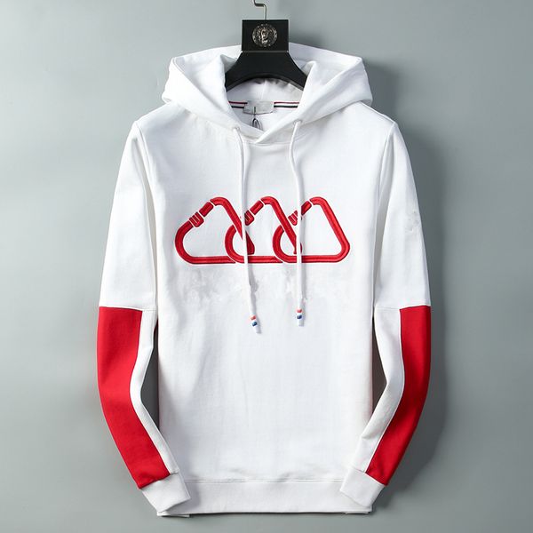 

2019 new men casual designer hoodie mens outdoor warm hip hop long sleeve sweatshirt man pullover branded letter hoodies size m-3xl, Black