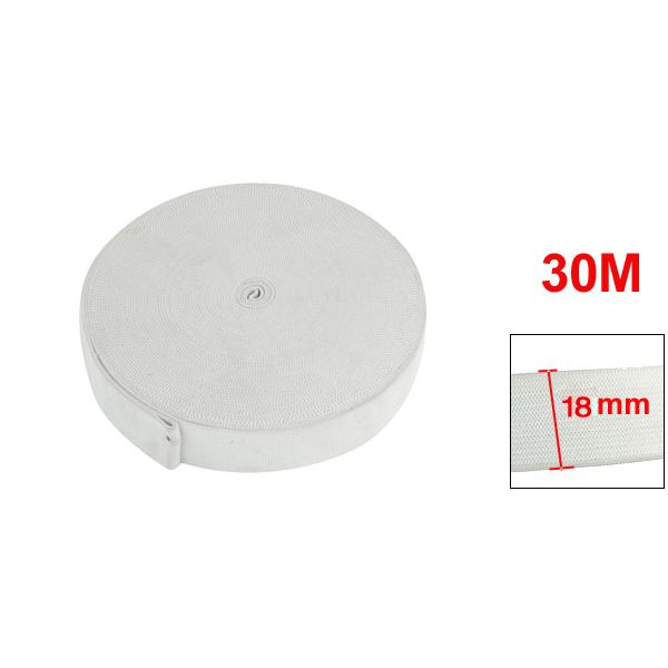 

home family 30m length braided elastic band white for tailoring clothes