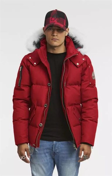 

19fw luxuriou brand de ign moo e ilver fox collar down jacket women men windbreaker weat hirt weater treetwear outdoor hoodie coat