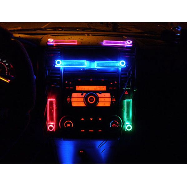 

duu atmosphere lamp car styling 4pcs strip lights colors colorful car interior decorative