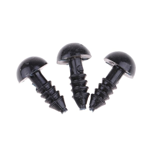 

300 шт. пластиковые безопасности винт глаза 8мм для мишка кукла животных игрушка diy делая расходные материалы