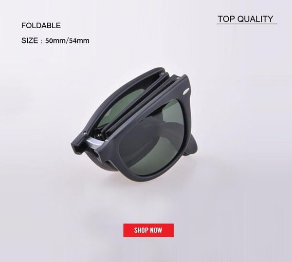 

2019 new vintage square foldable folding sunglasses mens womens retro vintage sun glasses outdoor driving designer uv400 gafas, White;black