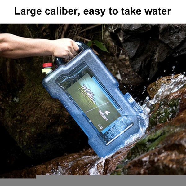 

12l pure water plastic bucket water bottle reusable jug container transparent for home and outdoors car travel