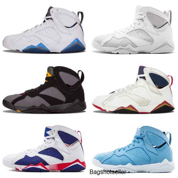 

дешевые jumpman 7 7s мужчины дети баскетбол обувь раптор перцы зайцы олимпийский бордо gg кардинал raptor французский синий citrus мужские с, Black