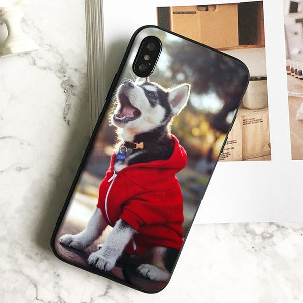 

часть fundas роскошные сибирский хаски собака телефон случае для iphone 11 про хз макс хс 8 7 6 s плюс 5 случае сэ мягкий черный тпу силикон