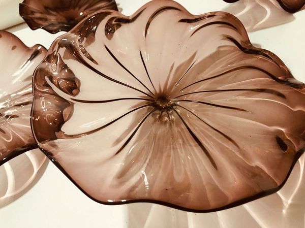 

art deco blown glass office walls round decorative glass plate wall art modern murano glass wall art decor